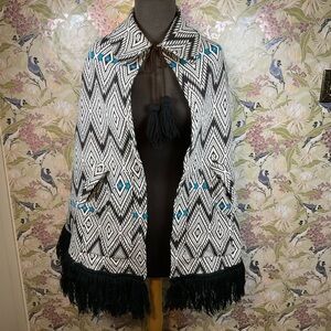 60s emroiderred cape